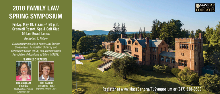 2018 Family Law Spring Symposium 2018 Family Law Spring Symposium