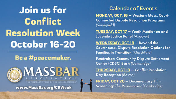 Conflict Resolution Week Conflict Resolution Week